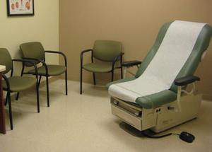 An Exam Room at Duneland Nephrology in Chesterton, Indiana