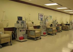 The dialysis area at Duneland Dialysis in Chesterton, IN
