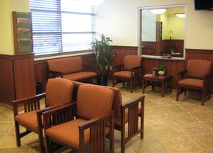 The Waiting Area at Duneland Nephrology in Chesterton
